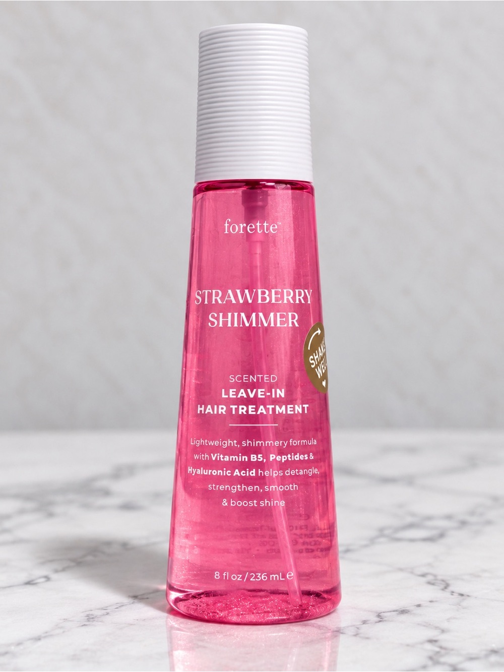 Forette Strawberry Shimmer Scented Leave-In Hair Treatment 236 mL